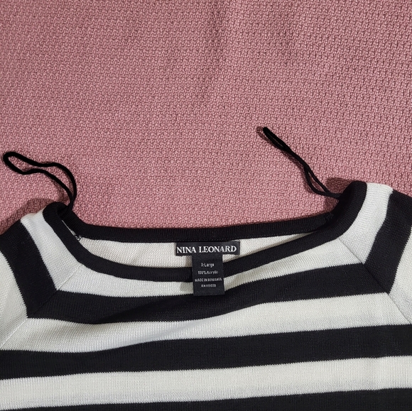 Nina Leonard Pullover Sweater Made in Romania Women's X-Large - Picture 4 of 8